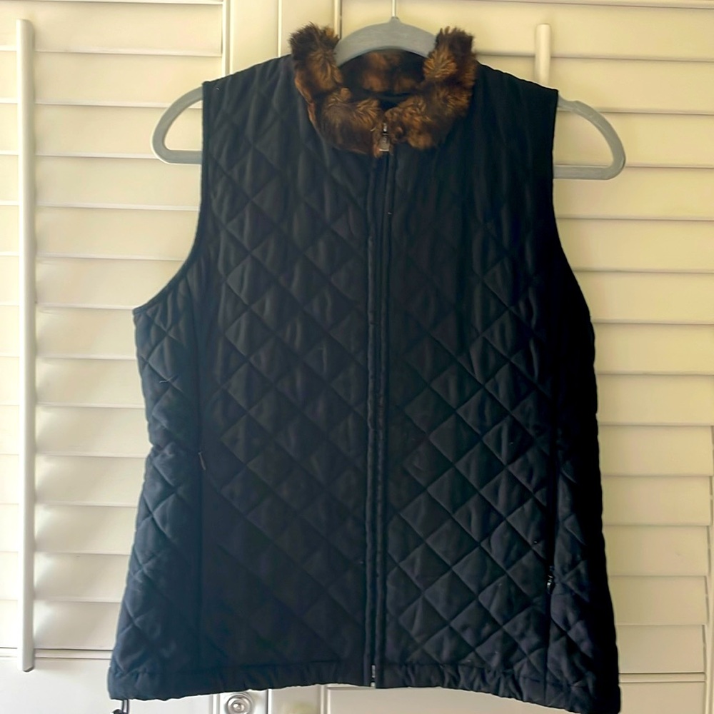 Lauren Ralph Lauren Black Vest.